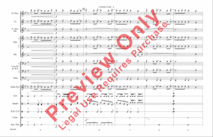 You Belong With Me Marching Band scores gallery preview page 5