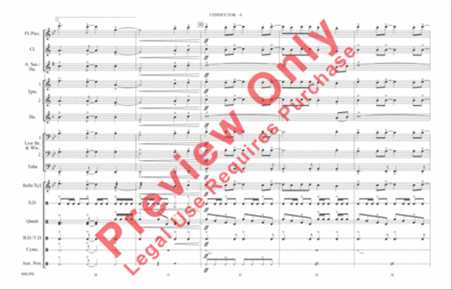 You Belong With Me Marching Band scores gallery preview page 7