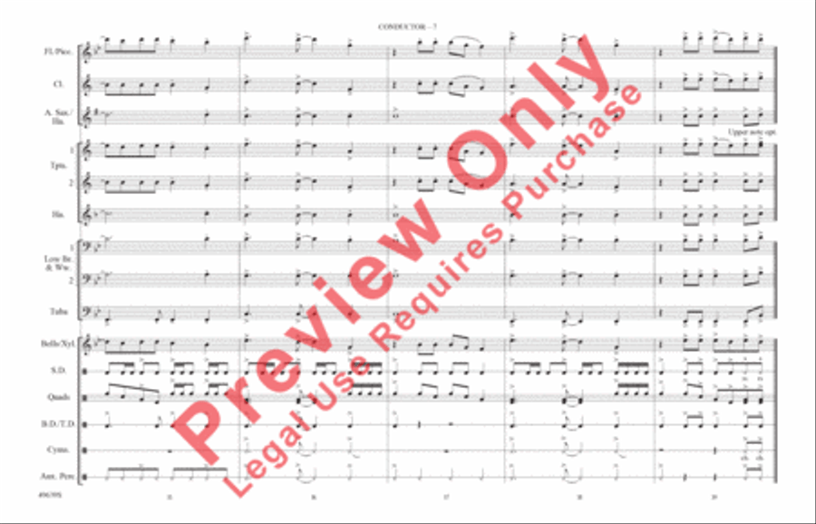 You Belong With Me Marching Band scores gallery preview page 8
