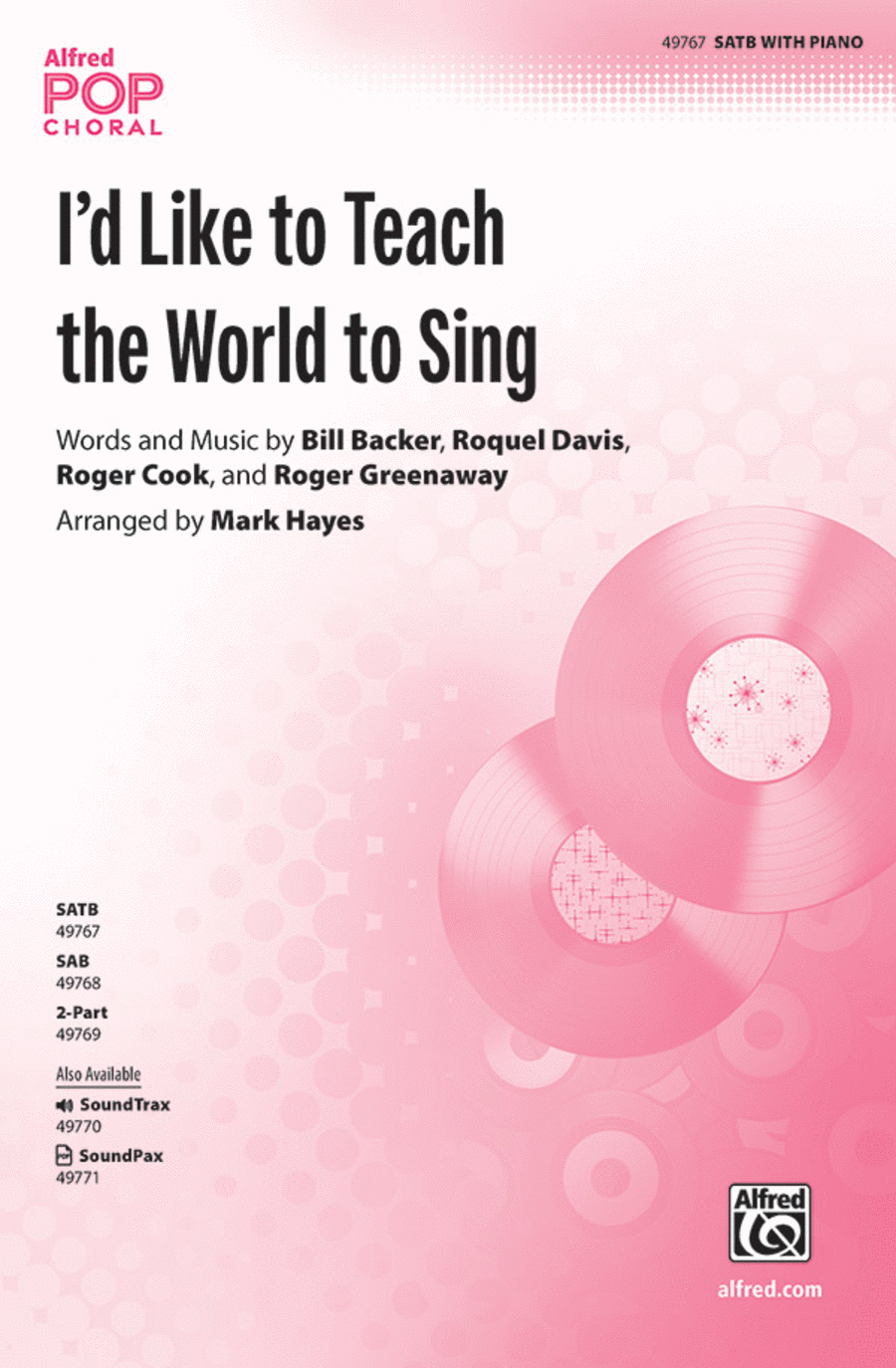 I'd Like to Teach the World to Sing 4-Part scores gallery preview page 1