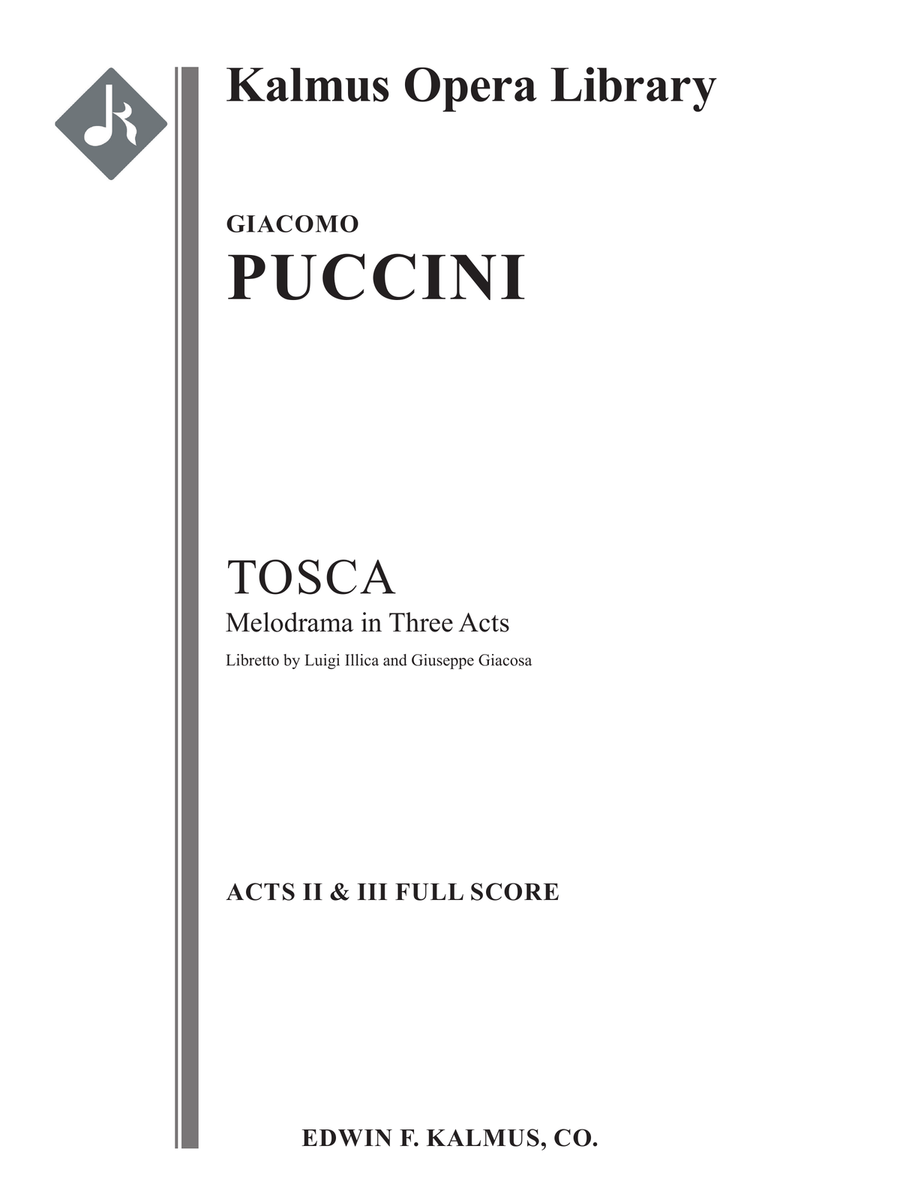 Tosca (original orchestration) Choir scores gallery preview page 9