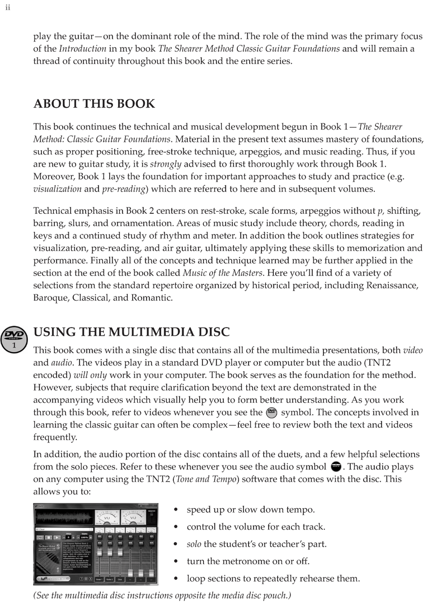 The Shearer Method -- Classic Guitar Developments Classical Guitar scores gallery preview page 2