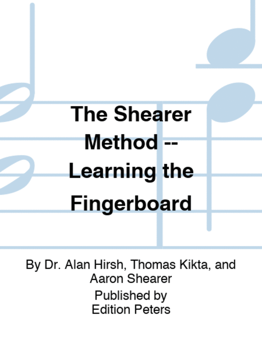 The Shearer Method -- Learning the Fingerboard Classical Guitar scores gallery preview page 1