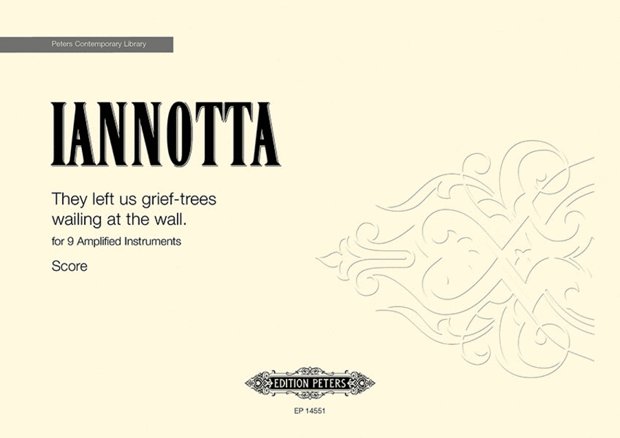 They left us grief-trees wailing at the wall. String Orchestra scores gallery preview page 1