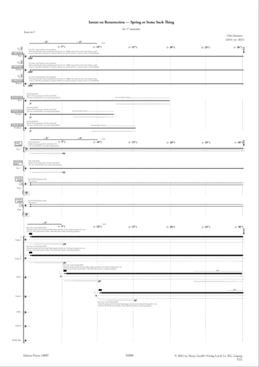 Intent on Resurrection - Spring or Some Such Thing String Orchestra scores gallery preview page 2