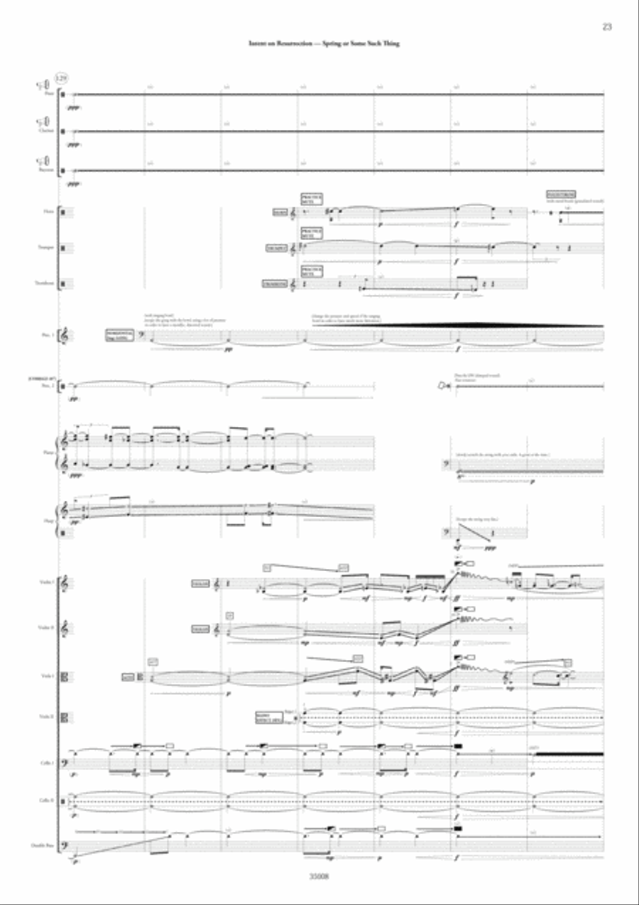 Intent on Resurrection - Spring or Some Such Thing String Orchestra scores gallery preview page 3