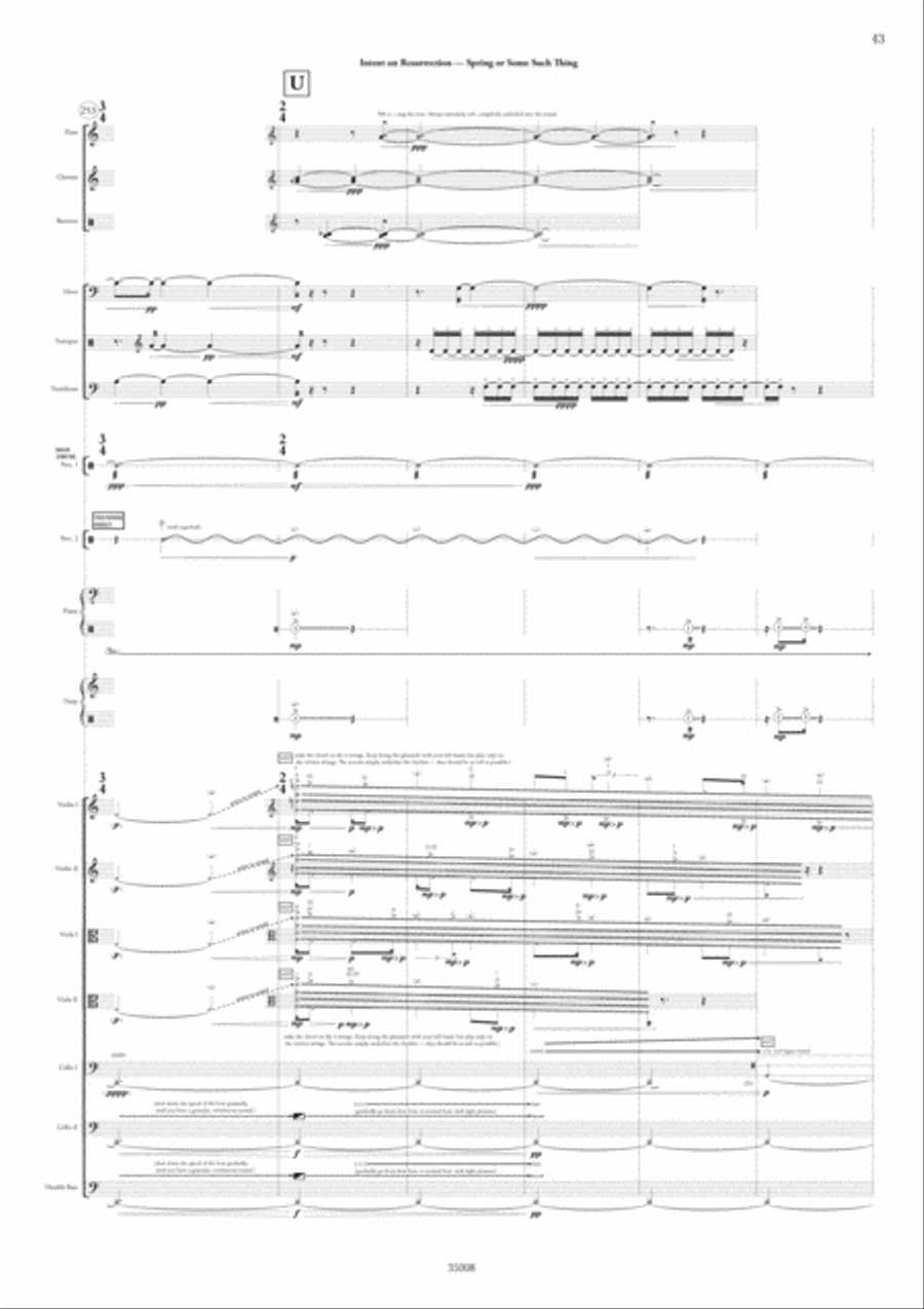 Intent on Resurrection - Spring or Some Such Thing String Orchestra scores gallery preview page 4