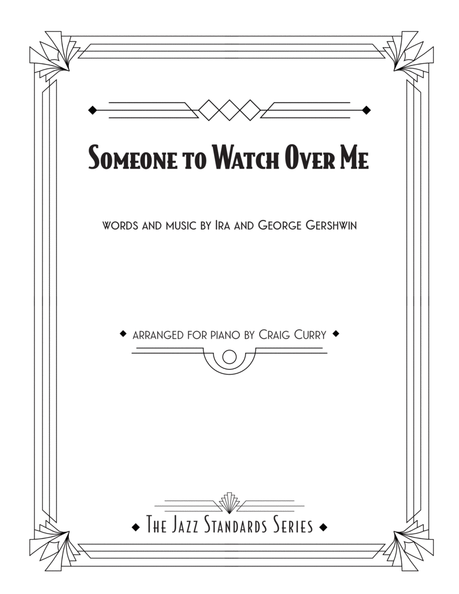 Someone to Watch over Me Piano Solo scores gallery preview page 1