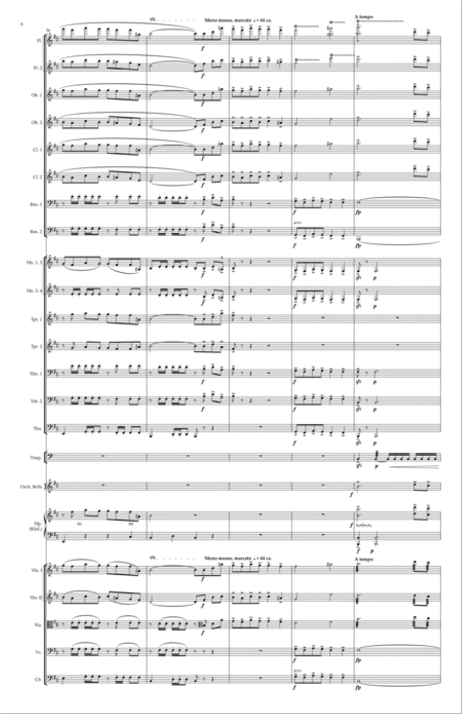 The Godfather (love Theme) Full Orchestra scores gallery preview page 6