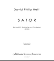 SATOR, Concerto for clarinet and orchestra mini preview