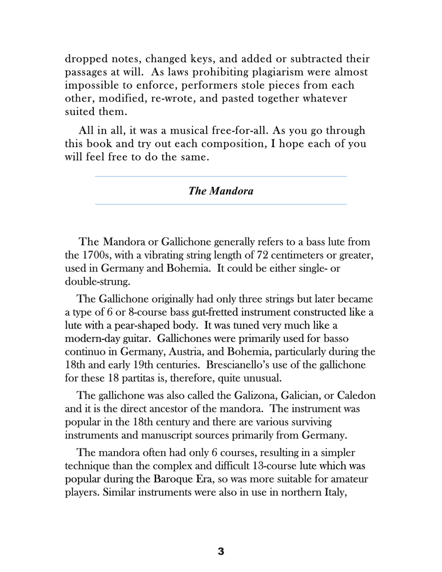 Pieces for Mandora Arranged For the Baritone Ukulele: Baritone Ukulele scores gallery preview page 6
