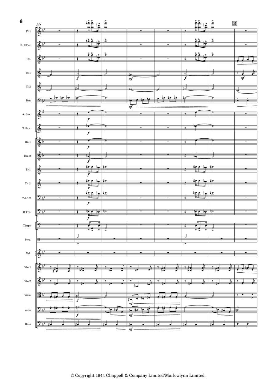 Devil's Galop Full Orchestra scores gallery preview page 6