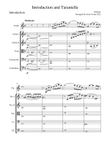 Sarasate: Introduction and Tarantella , Op.43 , Arranged for Violin solo and string orchestra