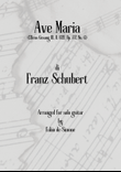 Ave Maria (F. Schubert) for solo guitar