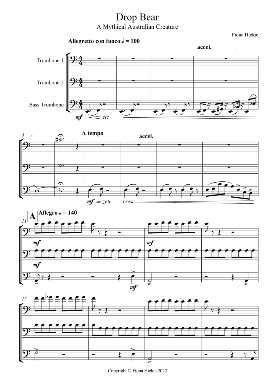 Drop Bear Drop Bear Brass Ensemble scores gallery preview page 2