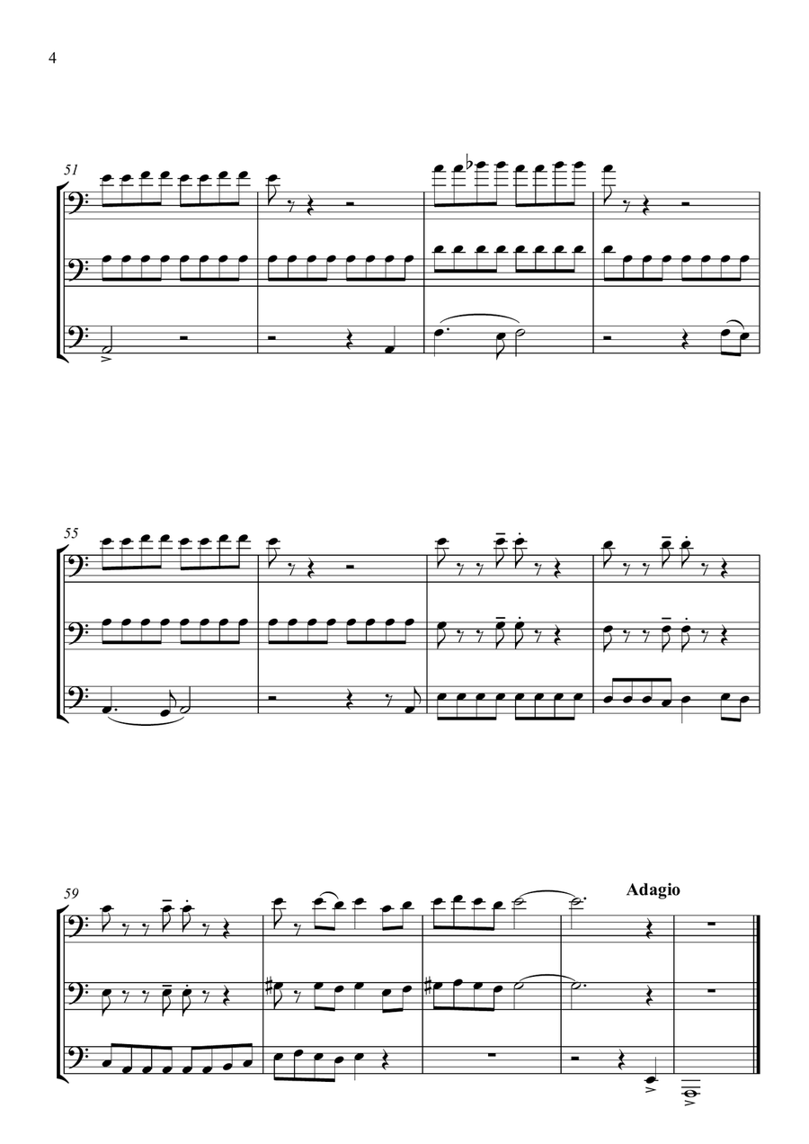 Drop Bear Drop Bear Brass Ensemble scores gallery preview page 5