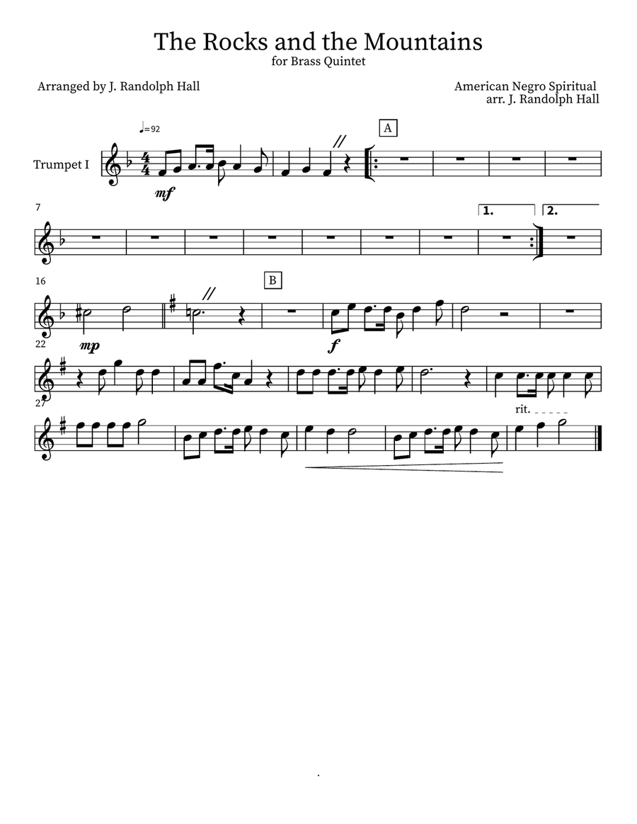 The Rocks and the Mountains Small Ensemble scores gallery preview page 5