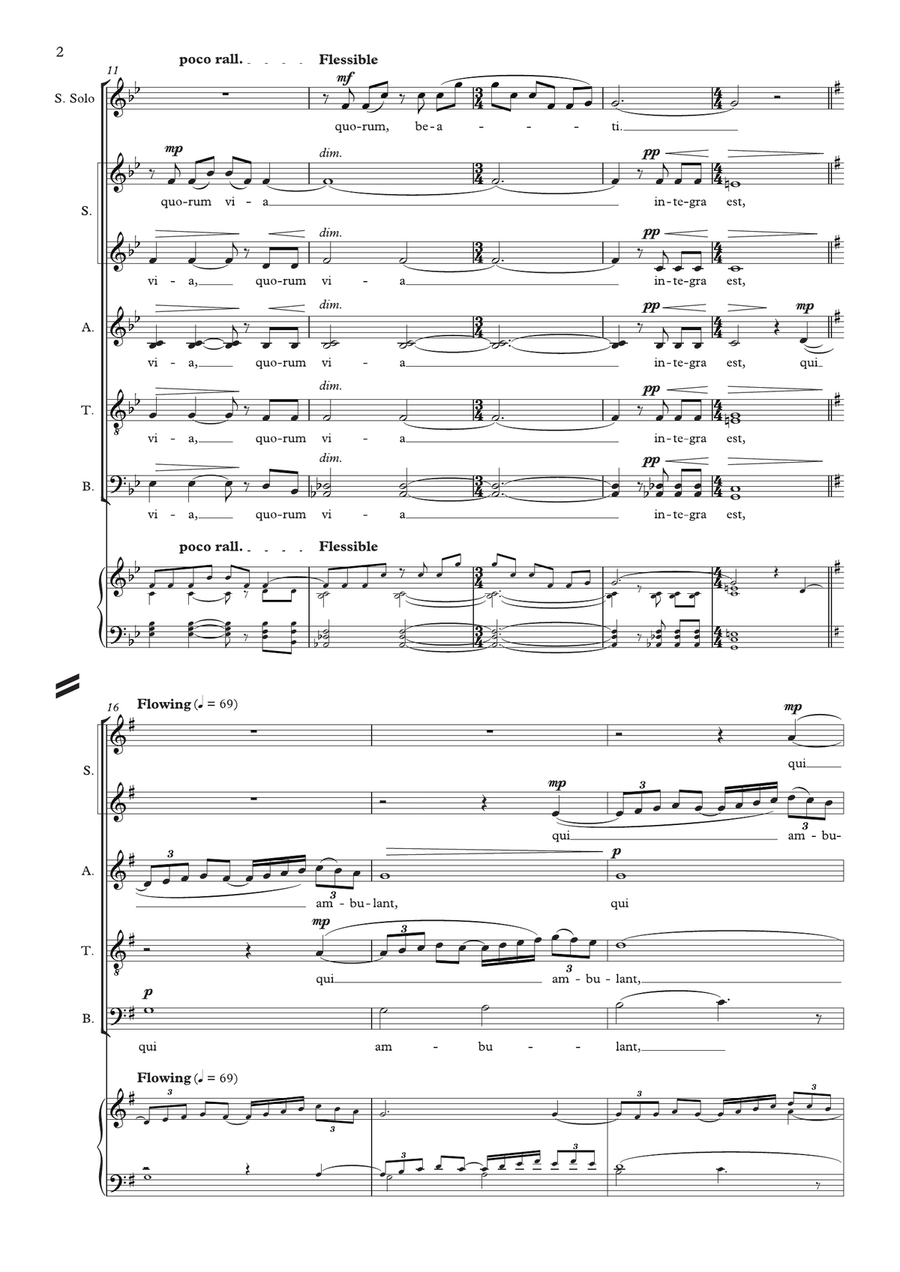 Beati Quorum Via SSATB scores gallery preview page 2