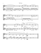 The Swan / Le cygne for clarinet and bass clarinet in Bb Clarinet Duet scores gallery preview page 3