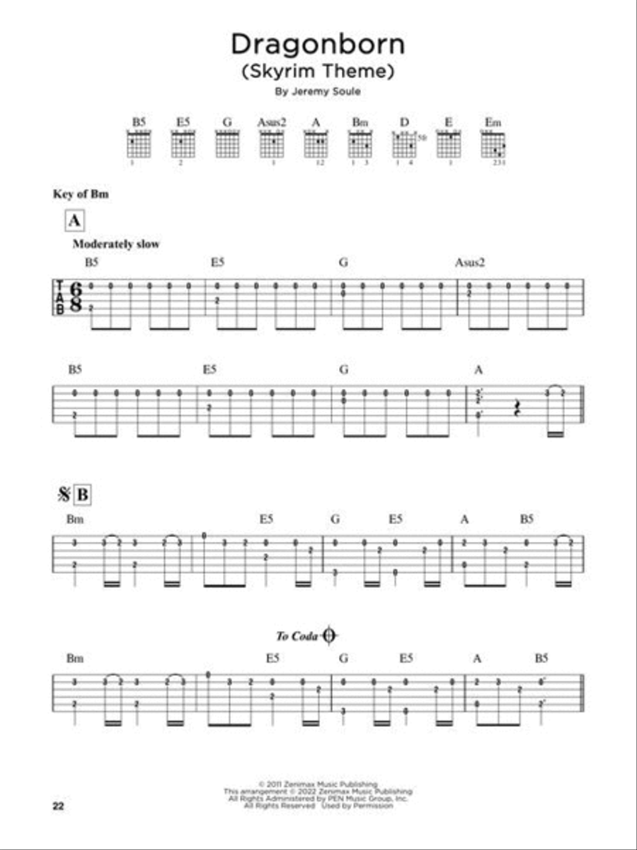 Simple Fingerstyle Guitar Songs Acoustic Guitar scores gallery preview page 6