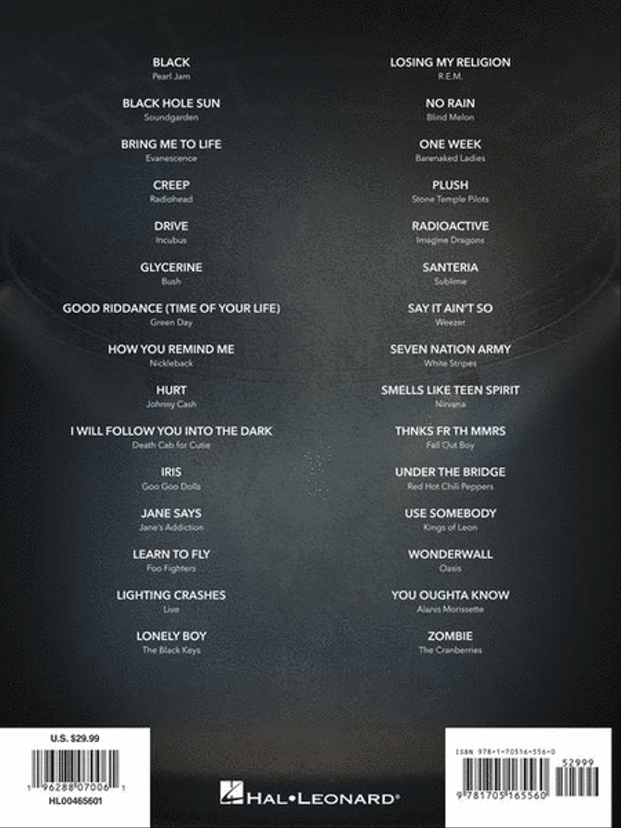Alternative Rock Guitar Tab Anthology Electric Guitar scores gallery preview page 7