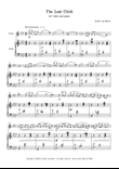 The Lost Child for violin and piano