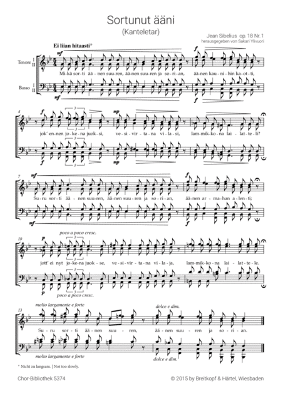 6 Part-Songs Op. 18 A Cappella scores gallery preview page 2