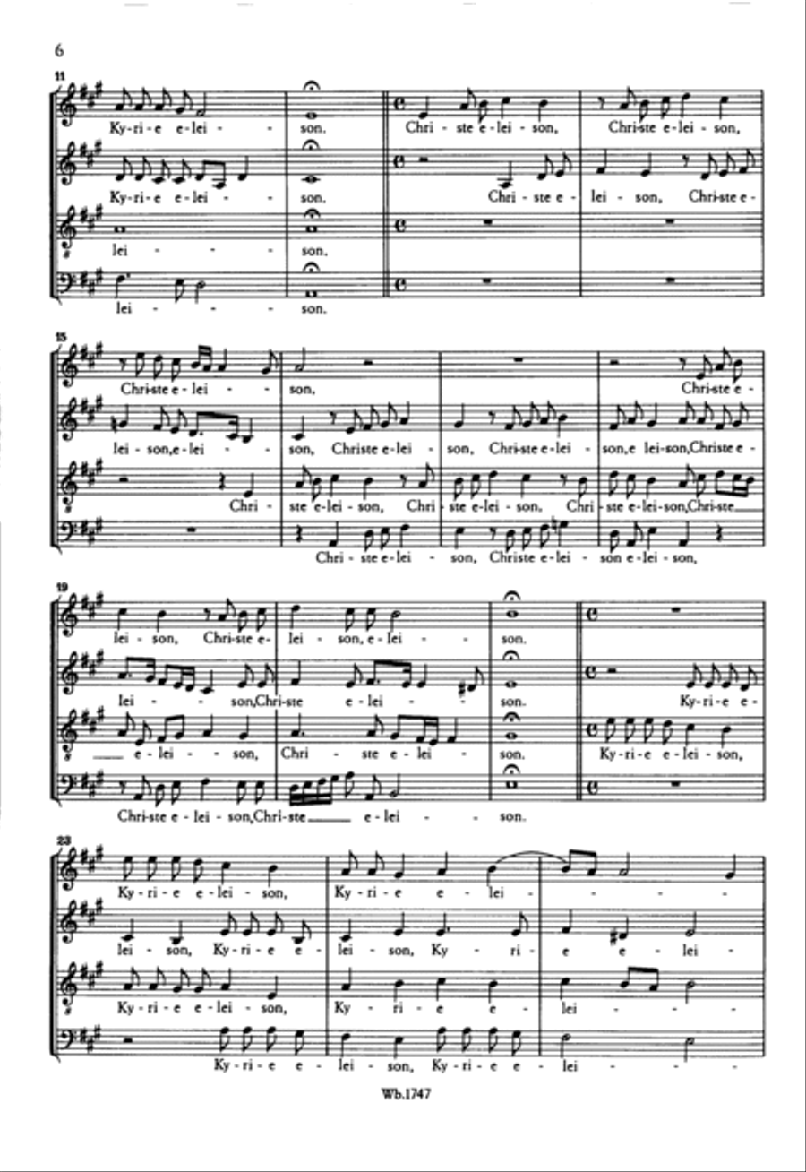 Missa secunda A Cappella scores gallery preview page 3