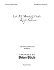 Let All Mortal Flesh Keep Silence - Alto Sax solo