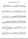 Sarabande, BWV 1013 (arr. Kian Beatty)