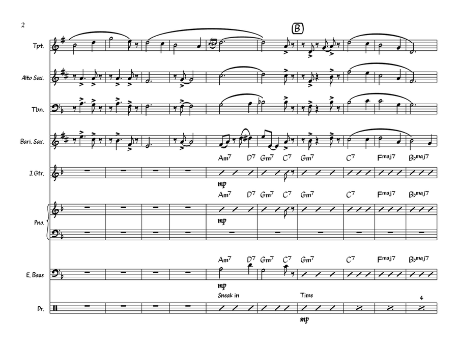 Alice In Wonderland Alice In Wonderland Jazz Ensemble scores gallery preview page 2