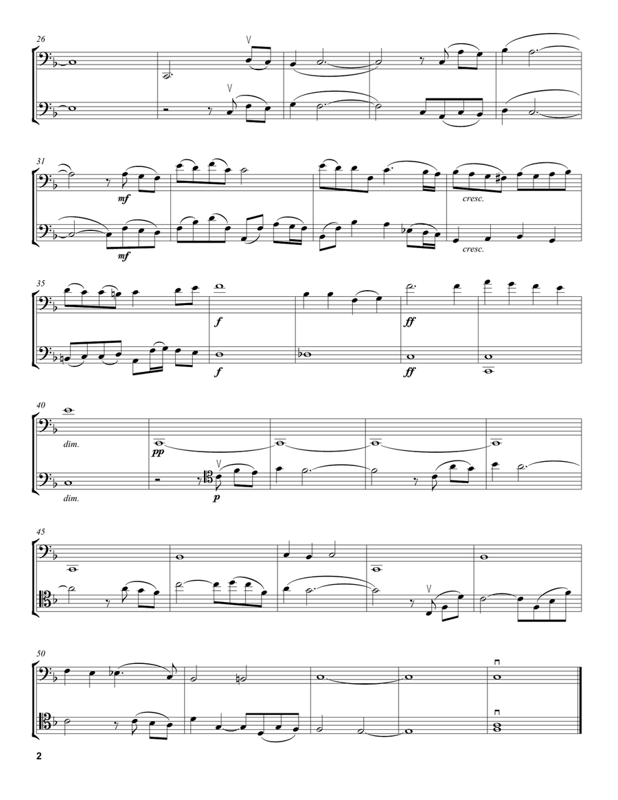 Deborah's Theme (from Once Upon A Time In America) String Duet scores gallery preview page 2