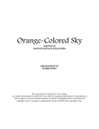 Orange Colored Sky