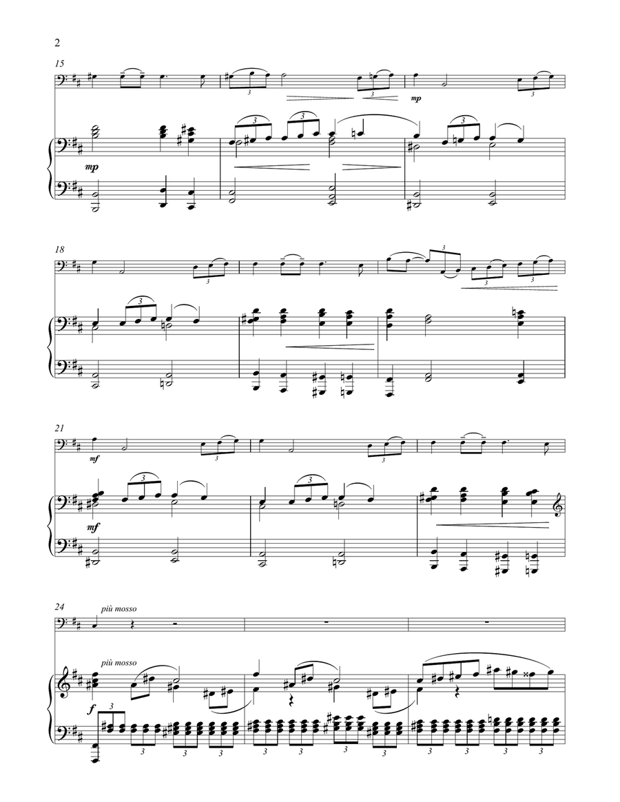 Andante Cantabile Andante Cantabile Piano scores gallery preview page 2