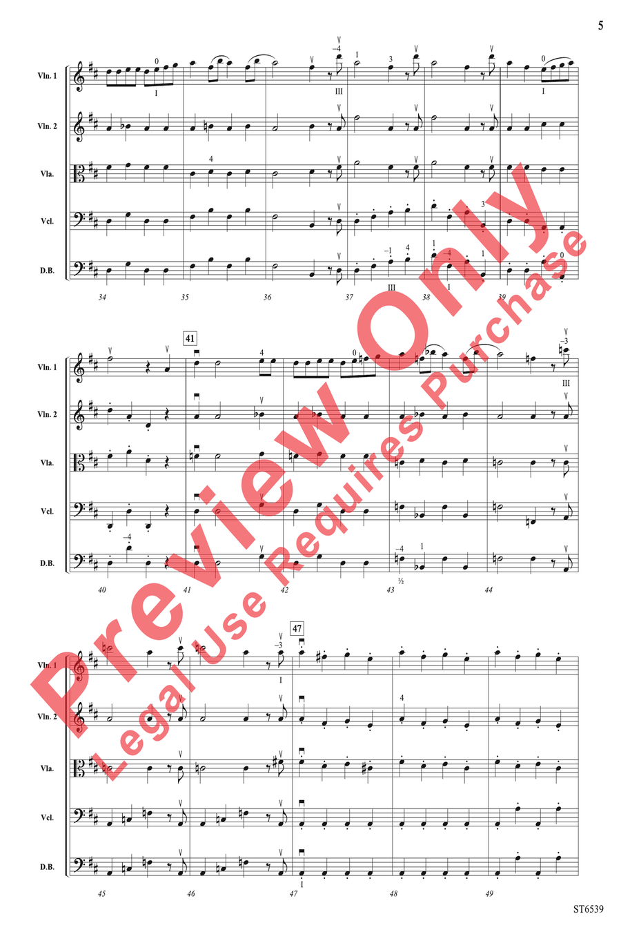 Carnival Overture Carnival Overture String Orchestra scores gallery preview page 5