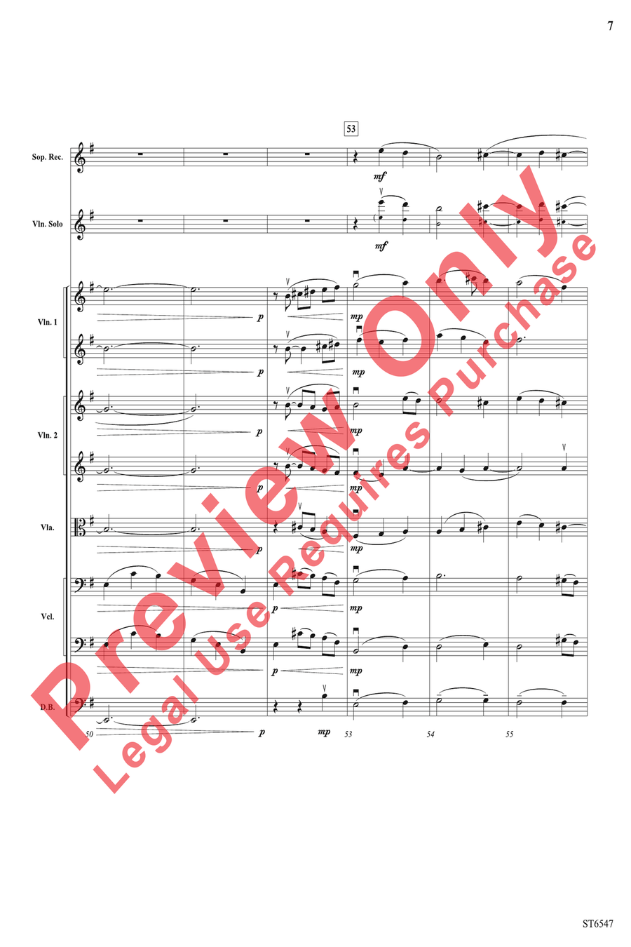 Angels Greet with Anthems Sweet String Orchestra scores gallery preview page 7