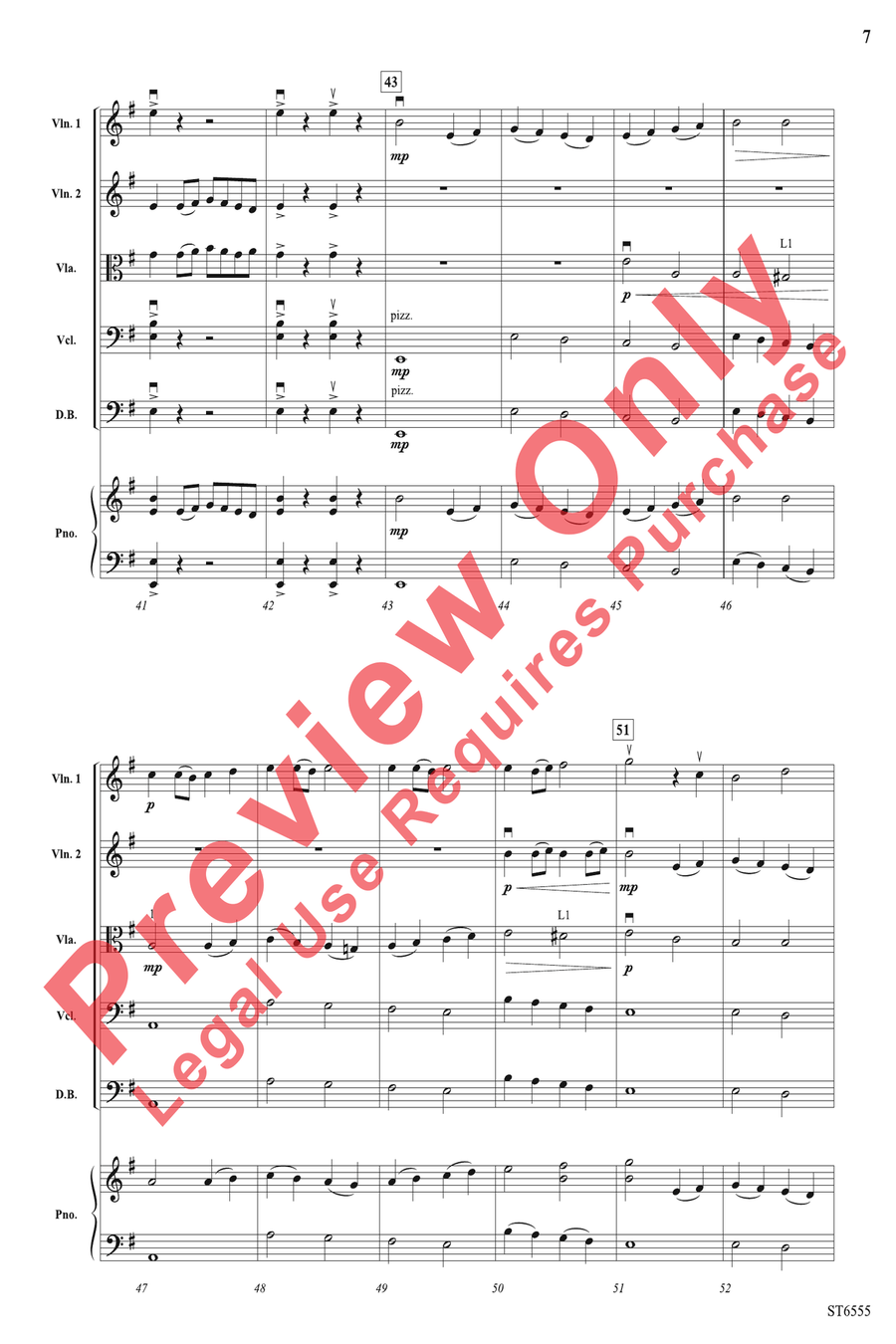 Battle of the Bows Battle of the Bows String Orchestra scores gallery preview page 7
