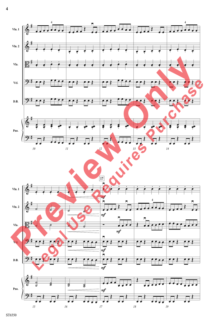 Double Agent Double Agent String Orchestra scores gallery preview page 4