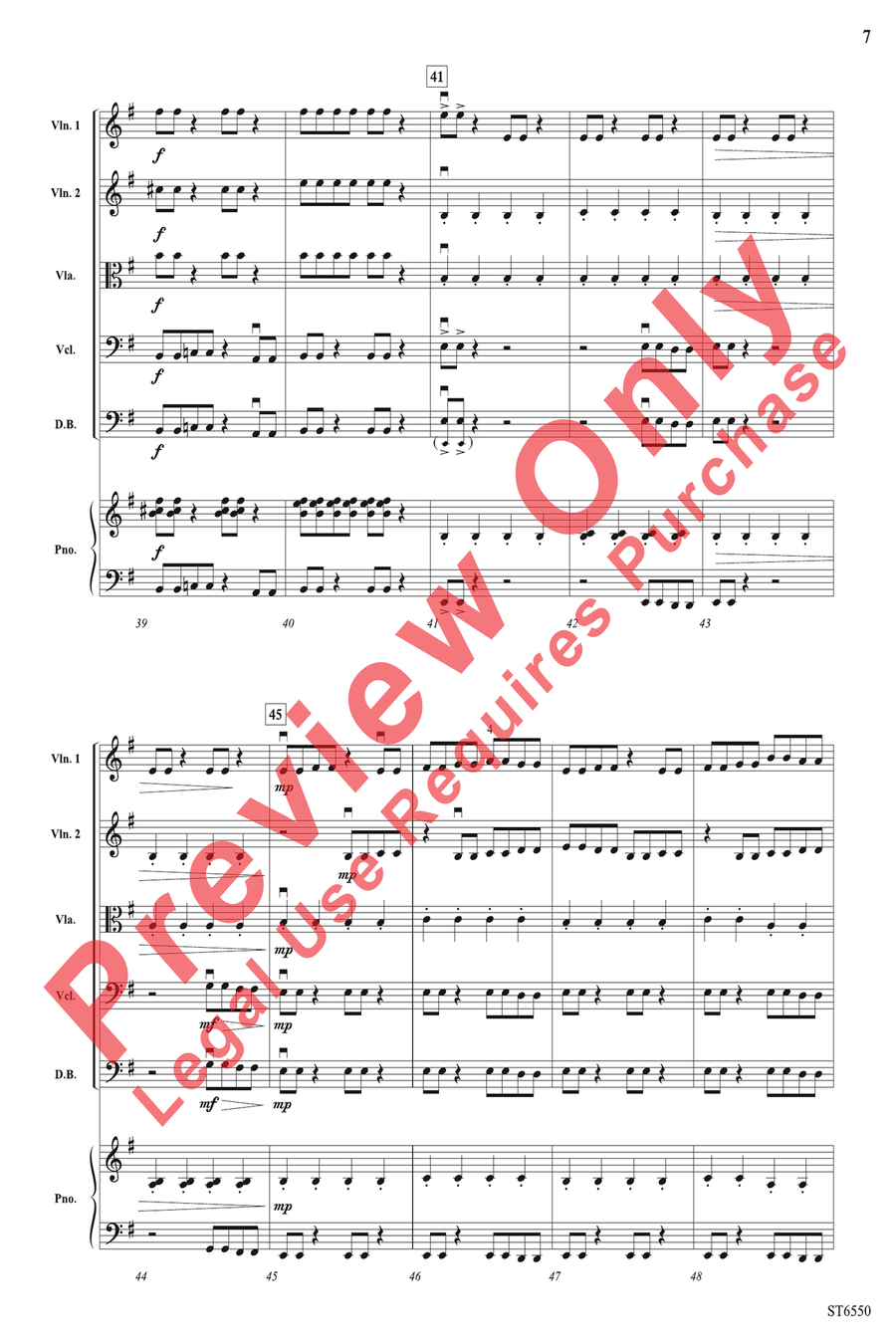 Double Agent Double Agent String Orchestra scores gallery preview page 7