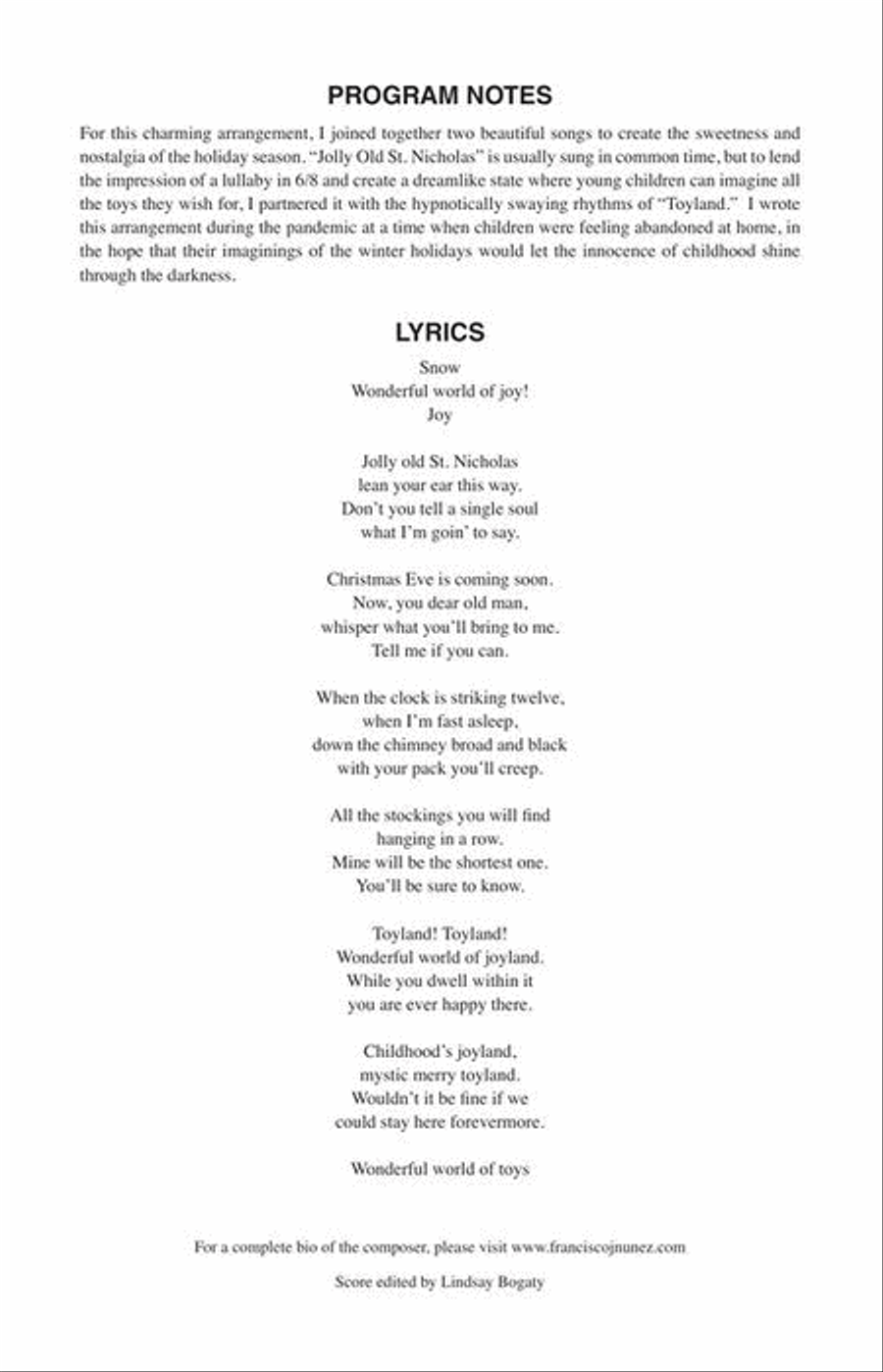 Jolly Toyland SA scores gallery preview page 3