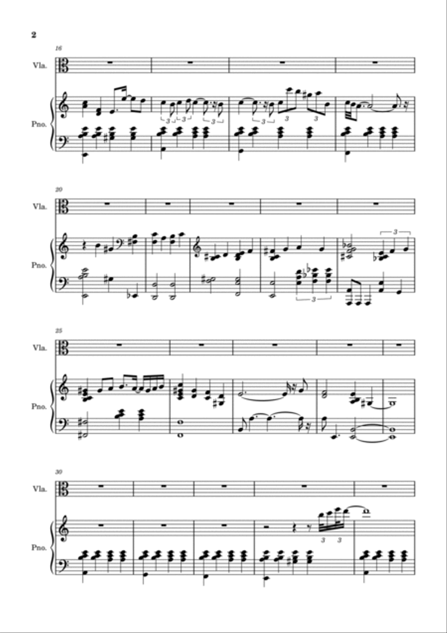 Never Meant To Belong Voice scores gallery preview page 2