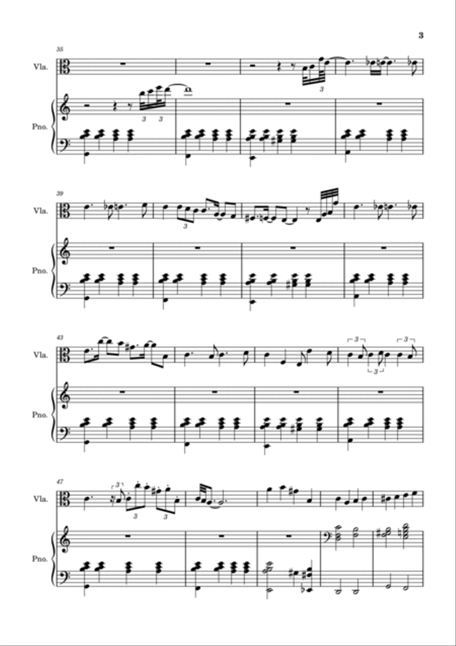 Never Meant To Belong Voice scores gallery preview page 3