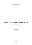 Non, Je Ne Regrette Rien