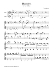 Harmless - for two violins