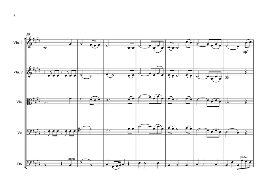 Somalian National Anthem for String Orchestra (Old & New) (MFAO World National Anthem Series) String Orchestra scores gallery preview page 6