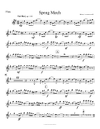 Spring March: FLUTE PART
