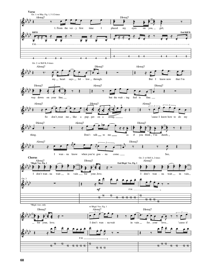 Waiting In Vain Waiting In Vain Acoustic Guitar scores gallery preview page 2
