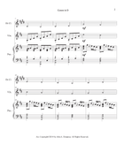 Canon in D (Trio for Clarinet, Violin and Piano) Small Ensemble scores gallery preview page 6