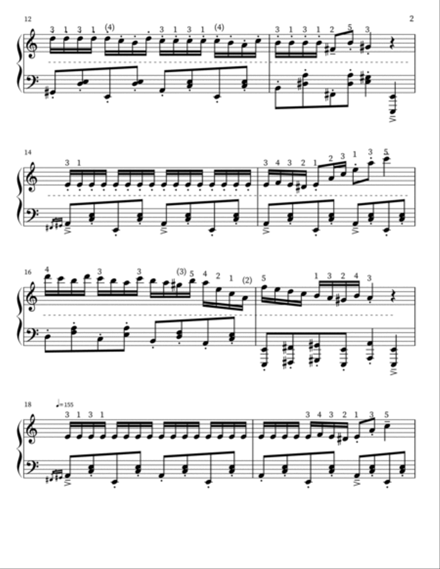 Rush E Rush E Piano Solo scores gallery preview page 2