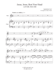 Jesus, Jesus, Rest Your Head (Flute-Piano)